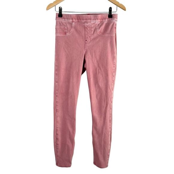Spanx Pink Jean-ish Ankle Leggings Pull-on Skinny Shaping‎ Pants, Size Small - Picture 2 of 11